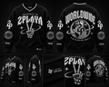 2Playa Worldwide “Members Only” Graphic Sweater – Black